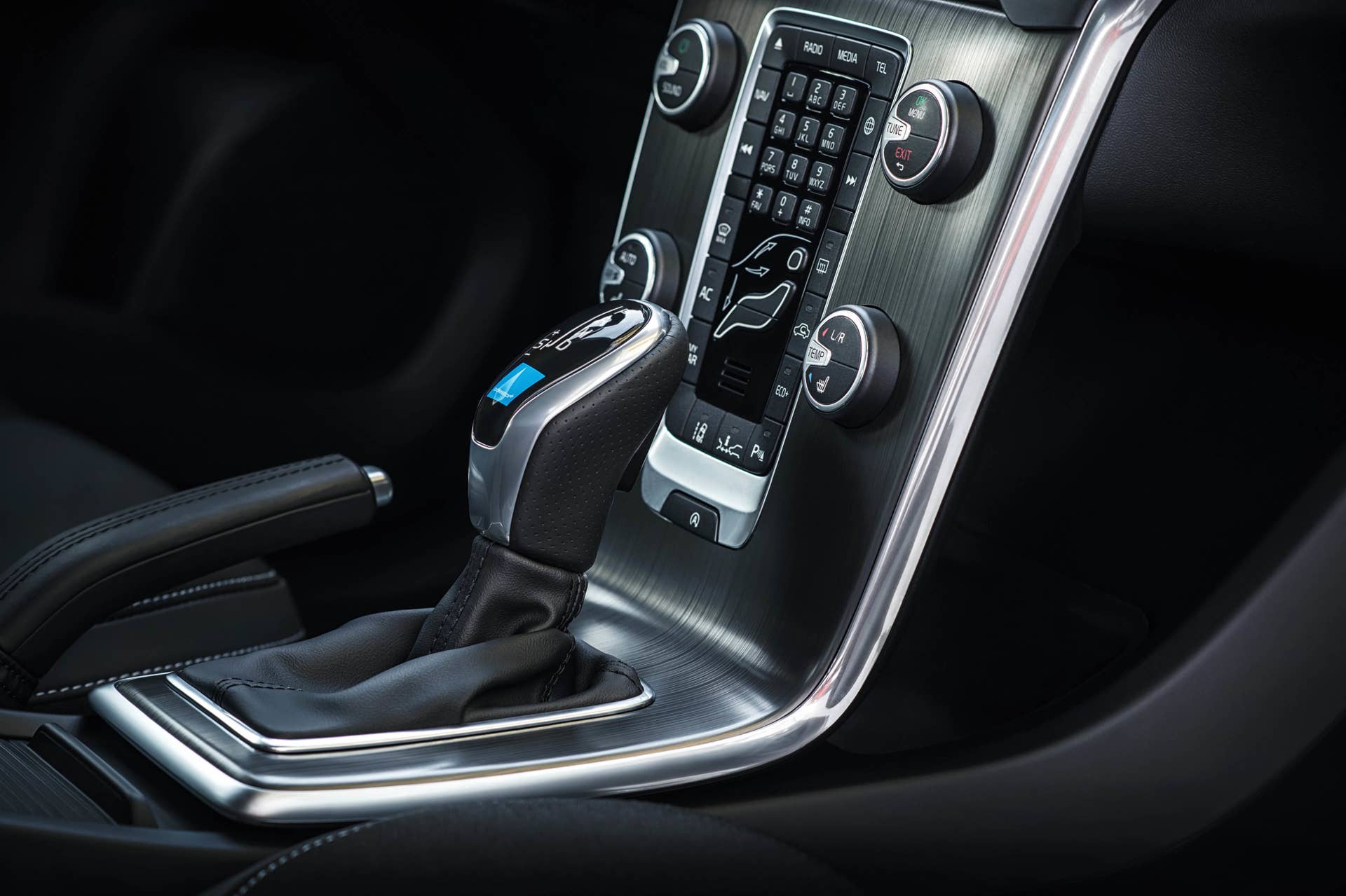 Volvo Polestar Performance Parts shifter interior