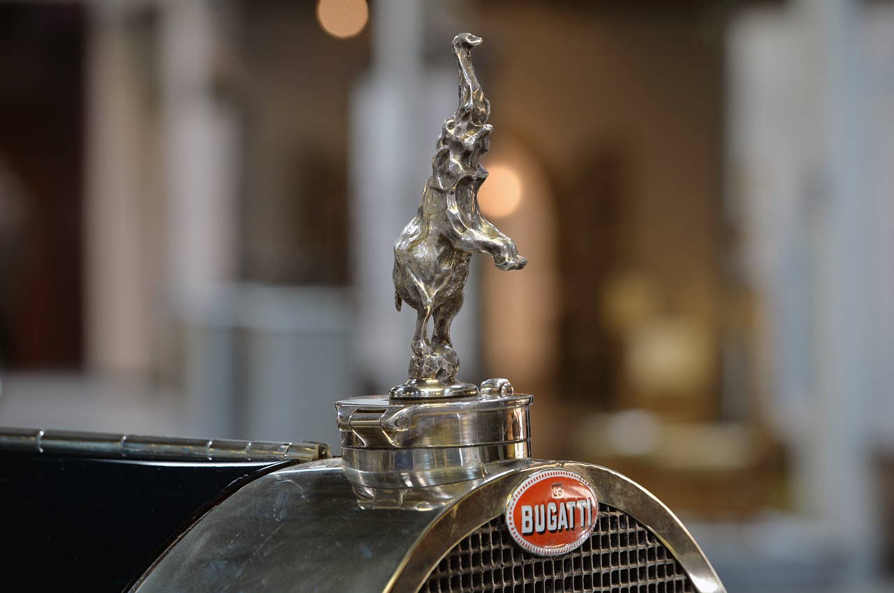 1932 Bugatti Type 41 Coupe de Ville hood ornament