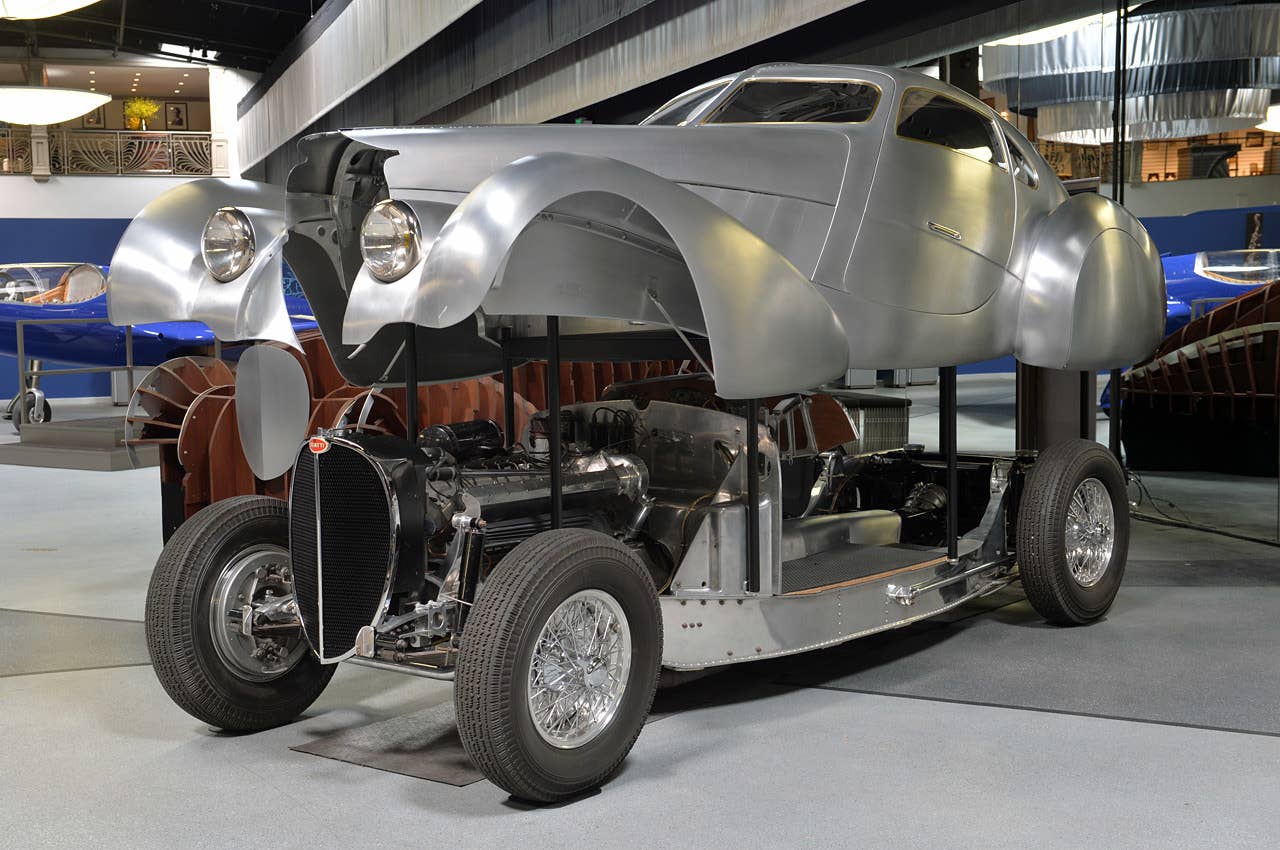 Bugatti Type 64 coachwork and chassis