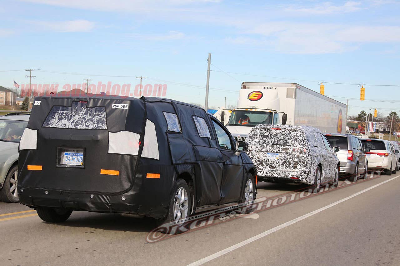 2017 chrysler town and country testing fleet