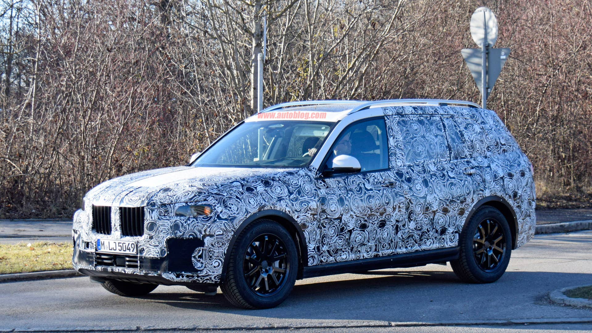 2019 BMW X7 front side