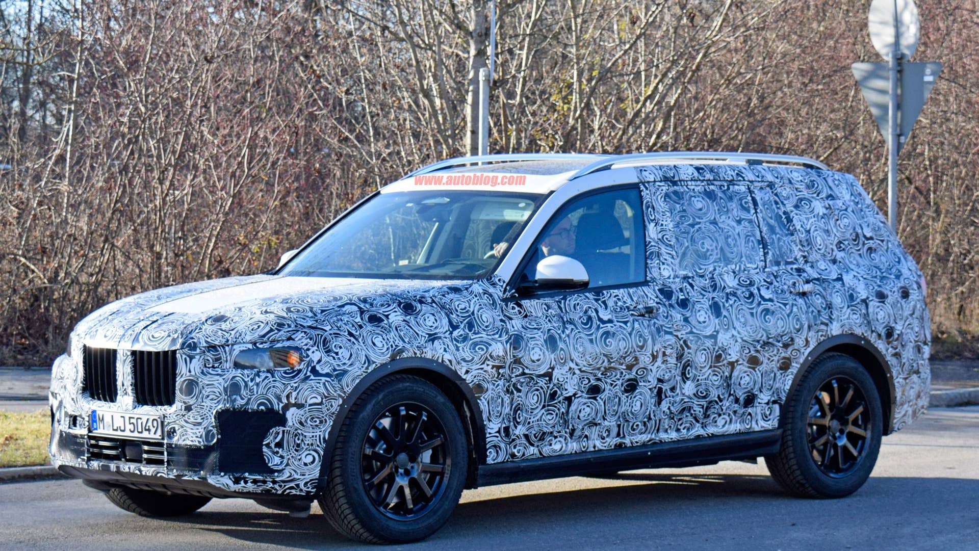 2019 BMW X7 front profile
