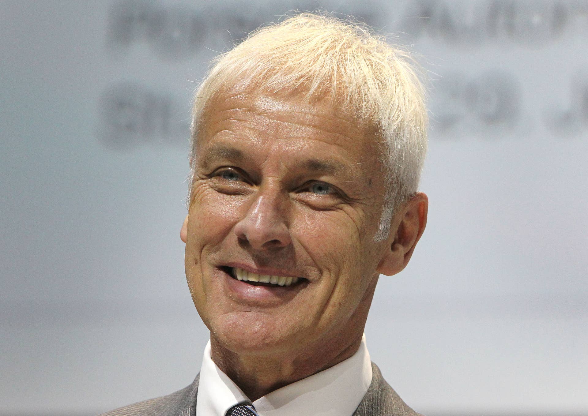 Matthias Mueller, Volkswagen chief and board member of German company Porsche SE is pictured during the company's annual shareholder meeting in Stuttgart, on June 29, 2016. / AFP / DANIEL ROLAND (Photo credit should read DANIEL ROLAND/AFP/Getty Images)