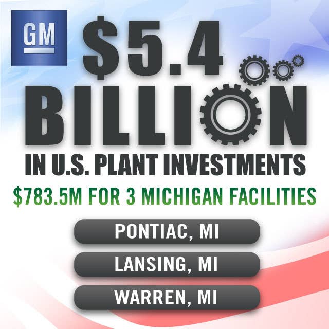 gm factory investment announcement factories