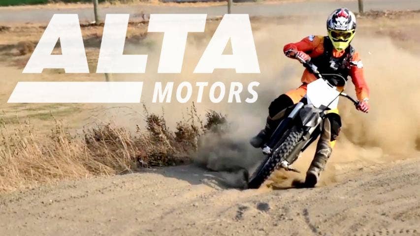 Alta Motors all-electric motorbikes
