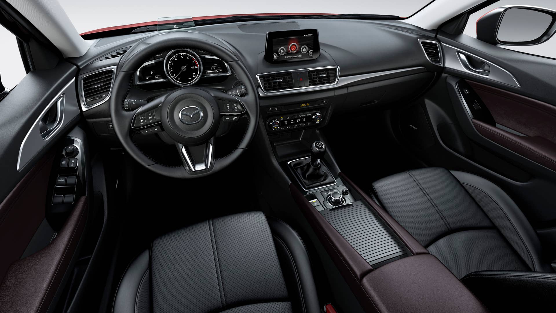 2017 Mazda3 Interior Overhead Front Seats
