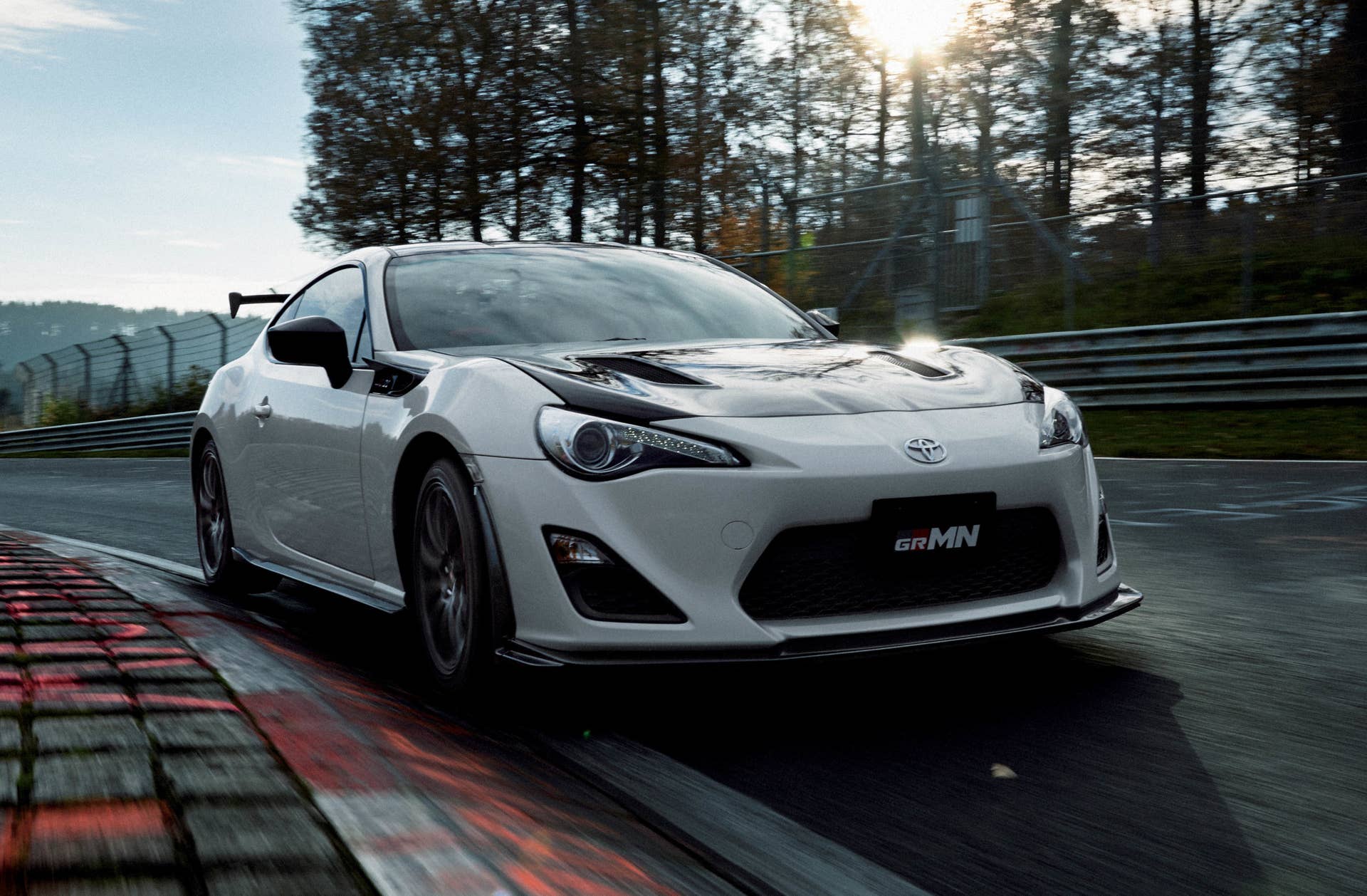 Toyota 86 GRMN moving front 3/4