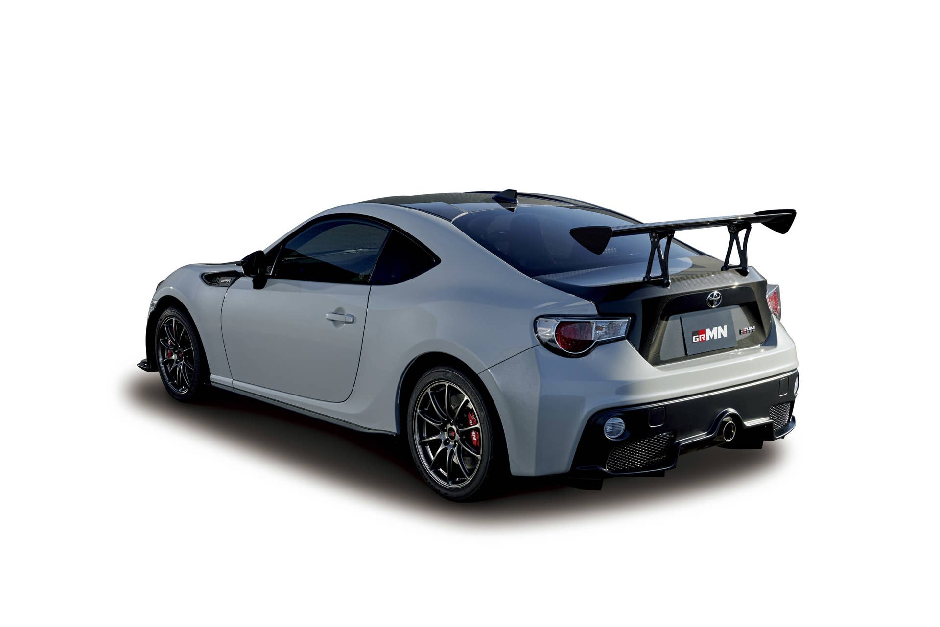 Toyota 86 GRMN studio rear 3/4