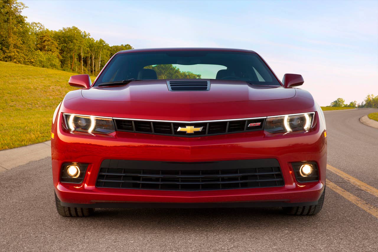 The 2014 Chevrolet Camaro and Camaro SS models feature revised front and rear facias, featuring race-proven aerodynamic designs for more efficient cooling and stability at high speeds.