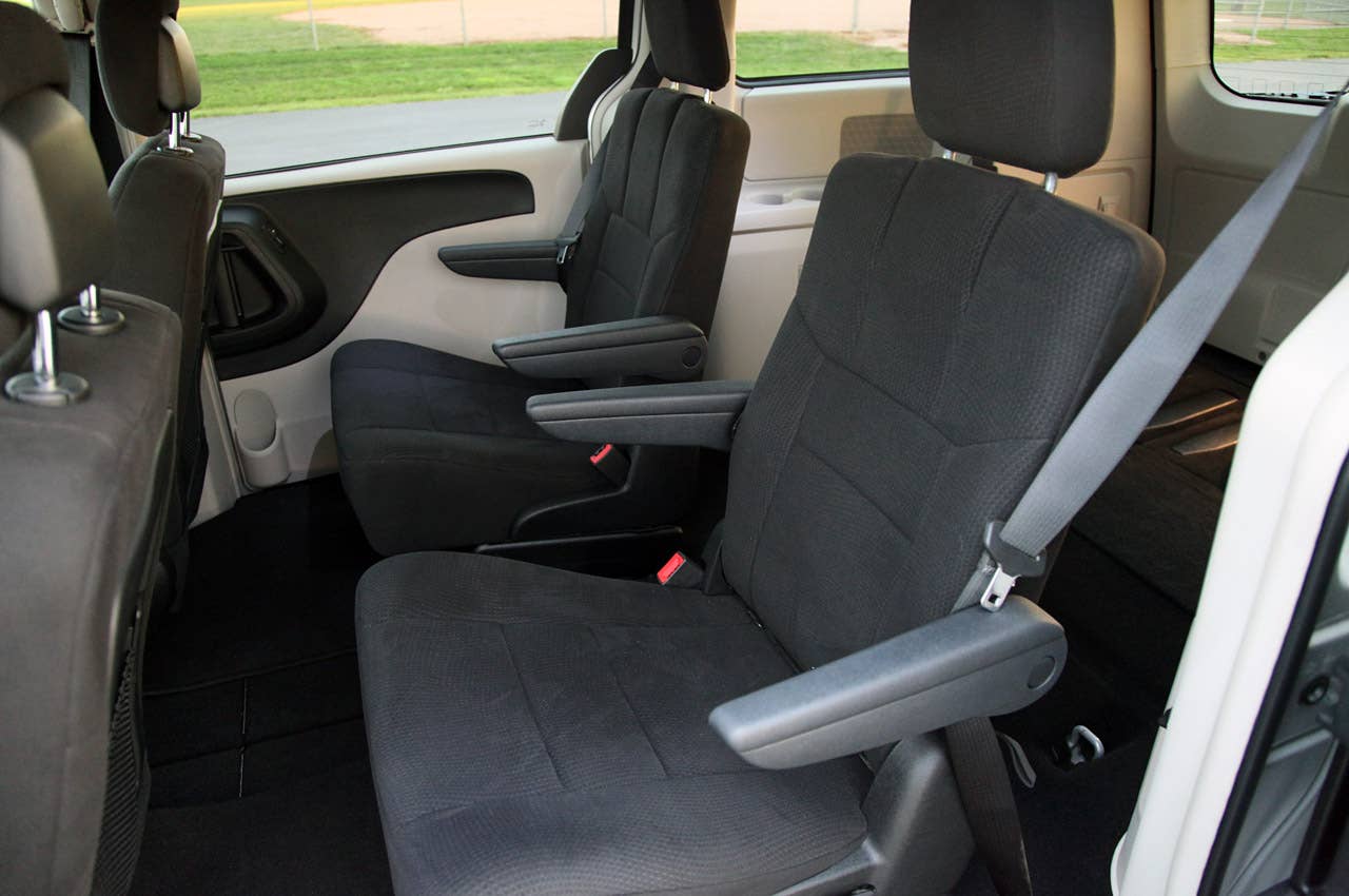 2011 Chrysler Town& Country Touring rear seats