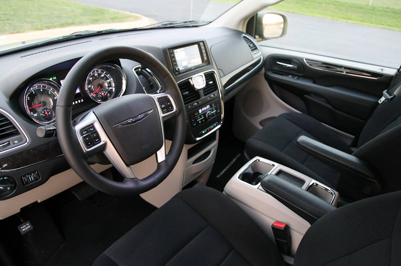2011 Chrysler Town& Country Touring interior