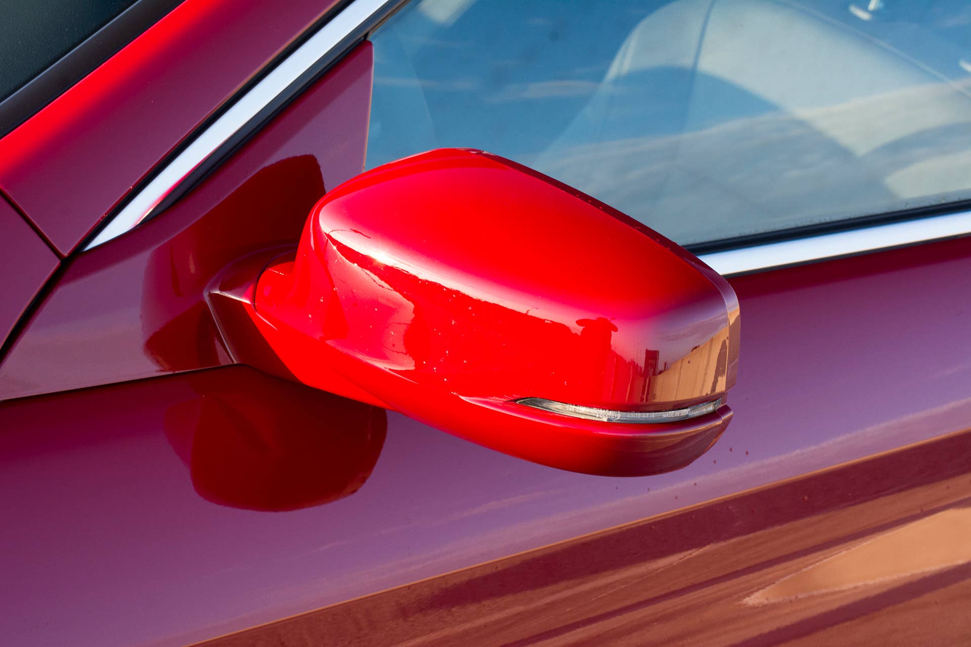 2016 honda accord v6 coupe mirrors red