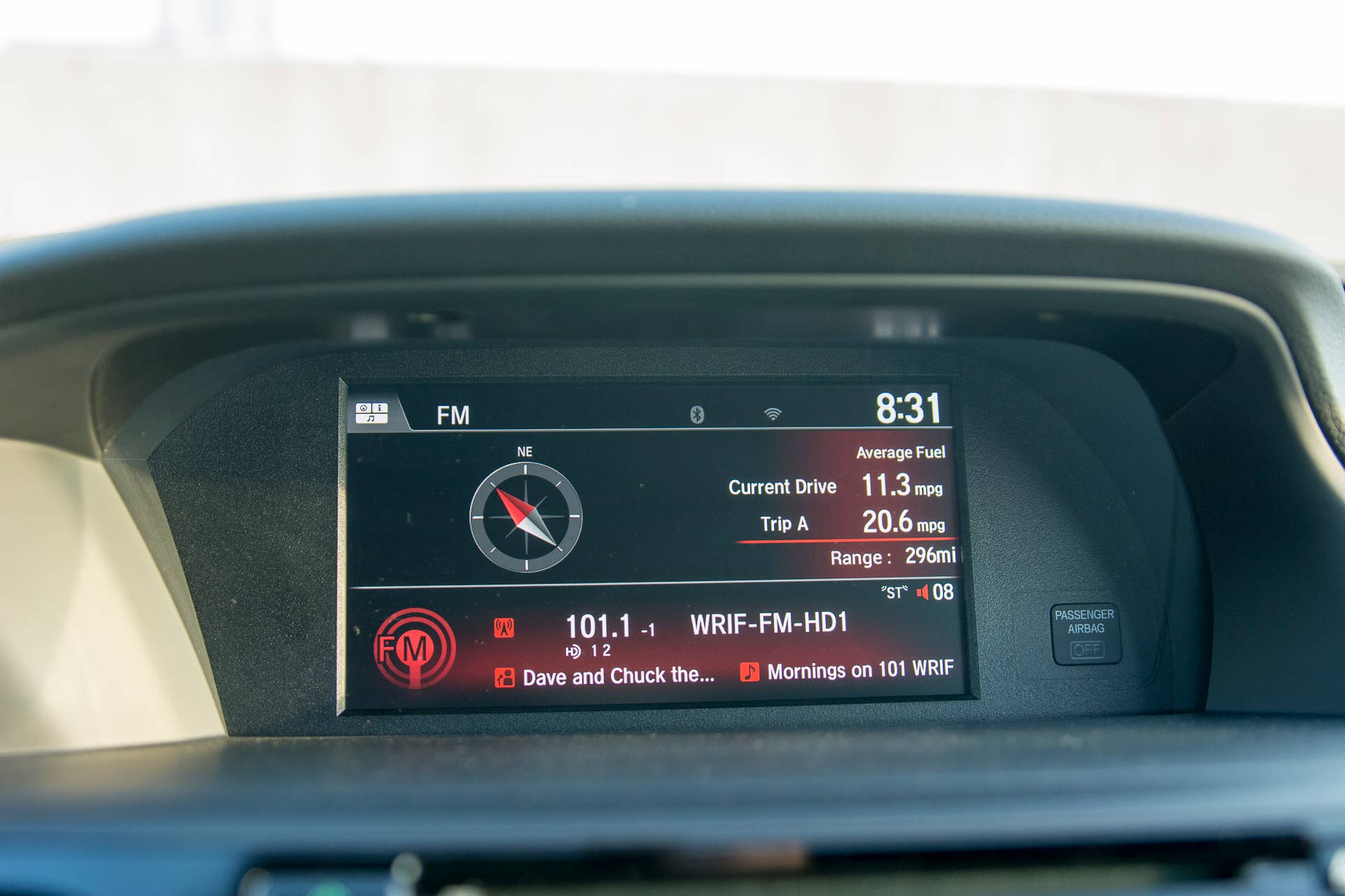 honda accord v6 coupe 2016 dash display