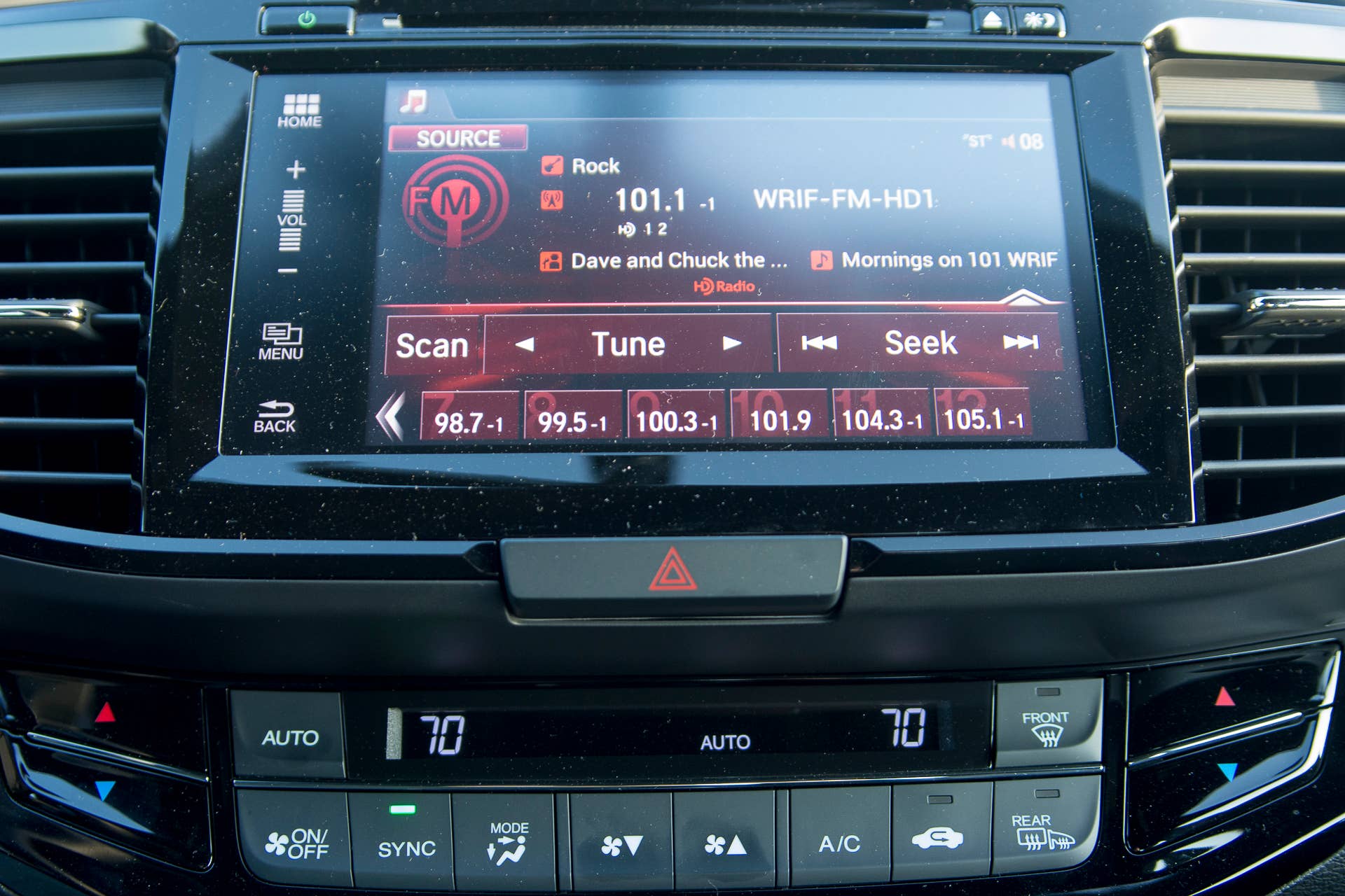 honda accord v6 coupe hvac hmi system