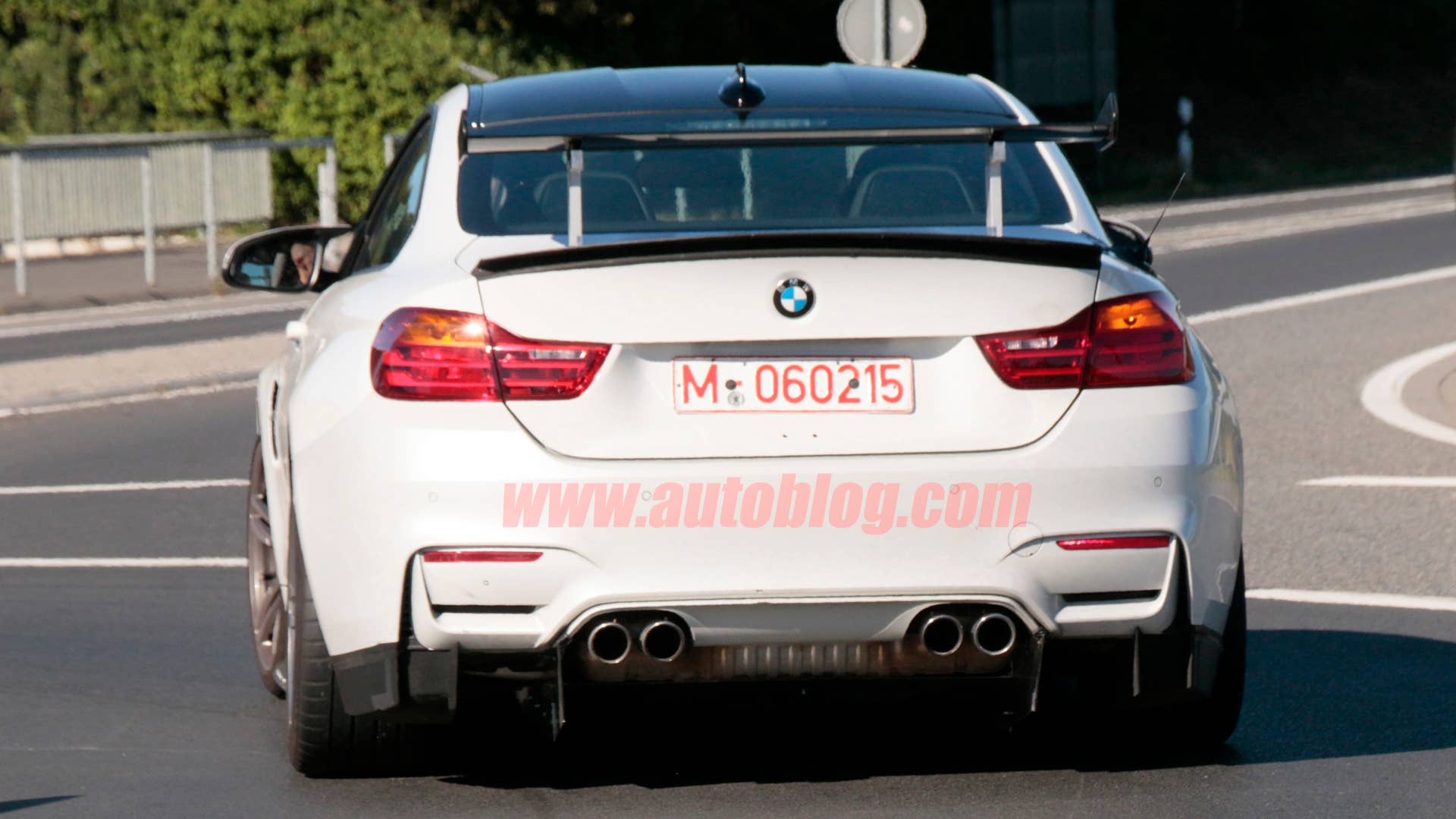 BMW M4 With Extreme Aero Spy Shots Rear Exterior