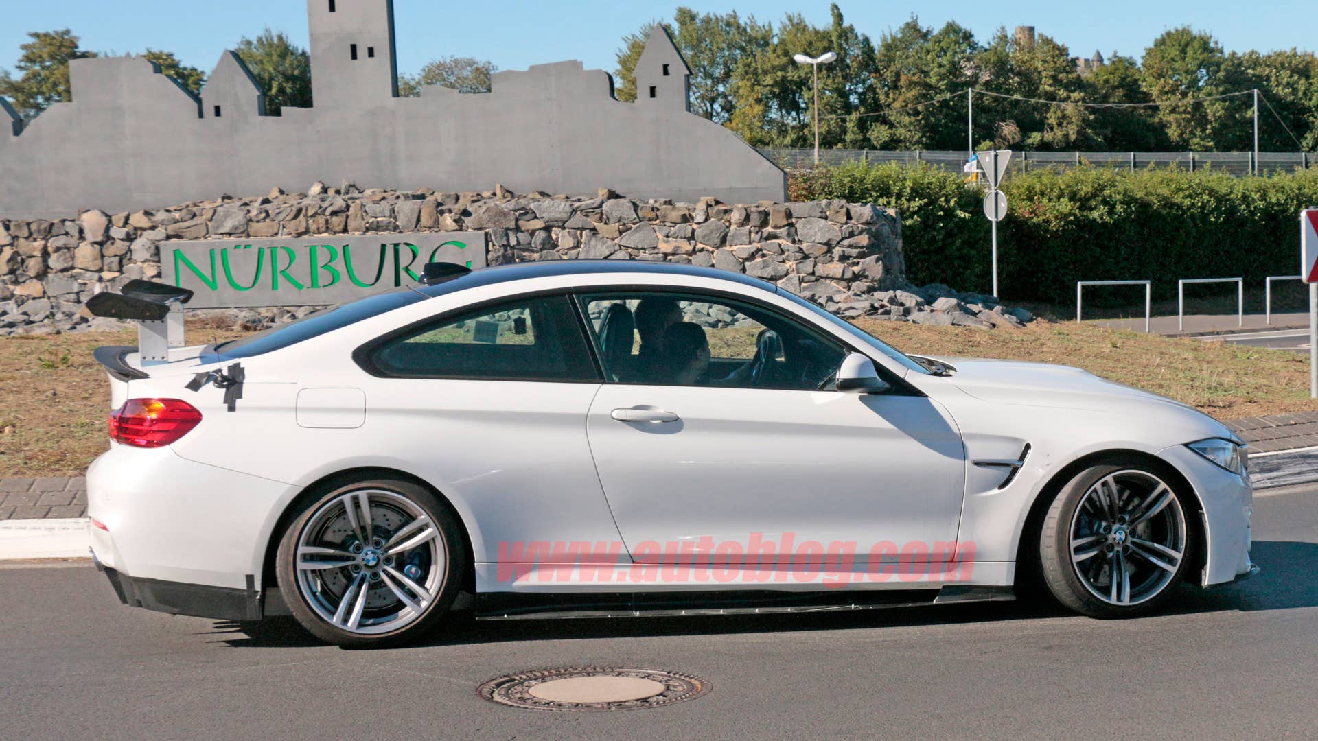 BMW M4 With Extreme Aero Spy Shots Side Exterior