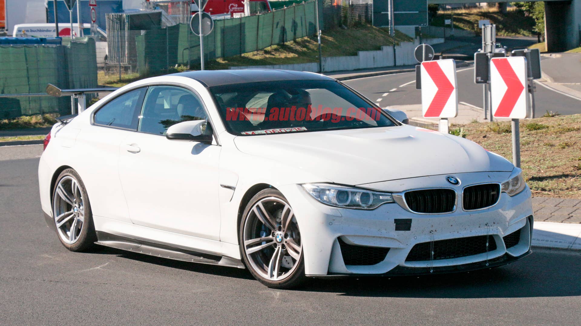 BMW M4 With Extreme Aero Spy Shots Side Exterior