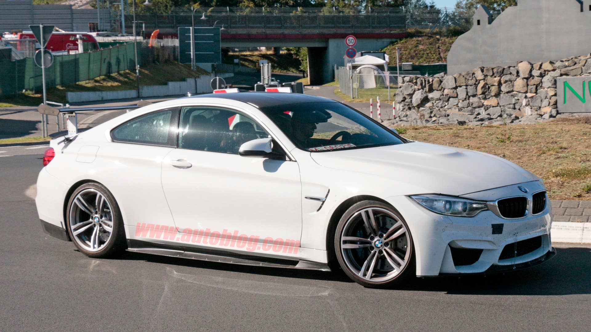 BMW M4 With Extreme Aero Spy Shots Side Exterior