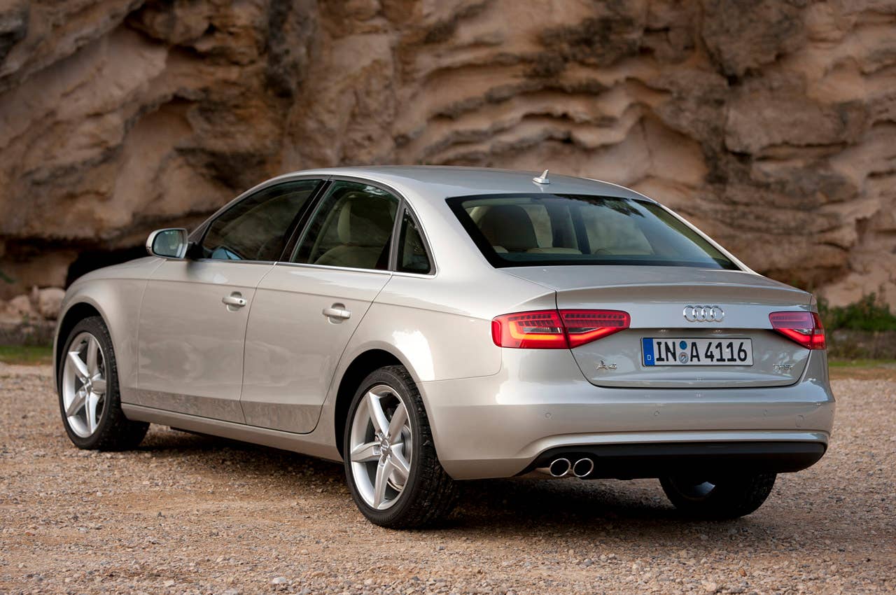 2013 Audi A4 rear 3/4 view