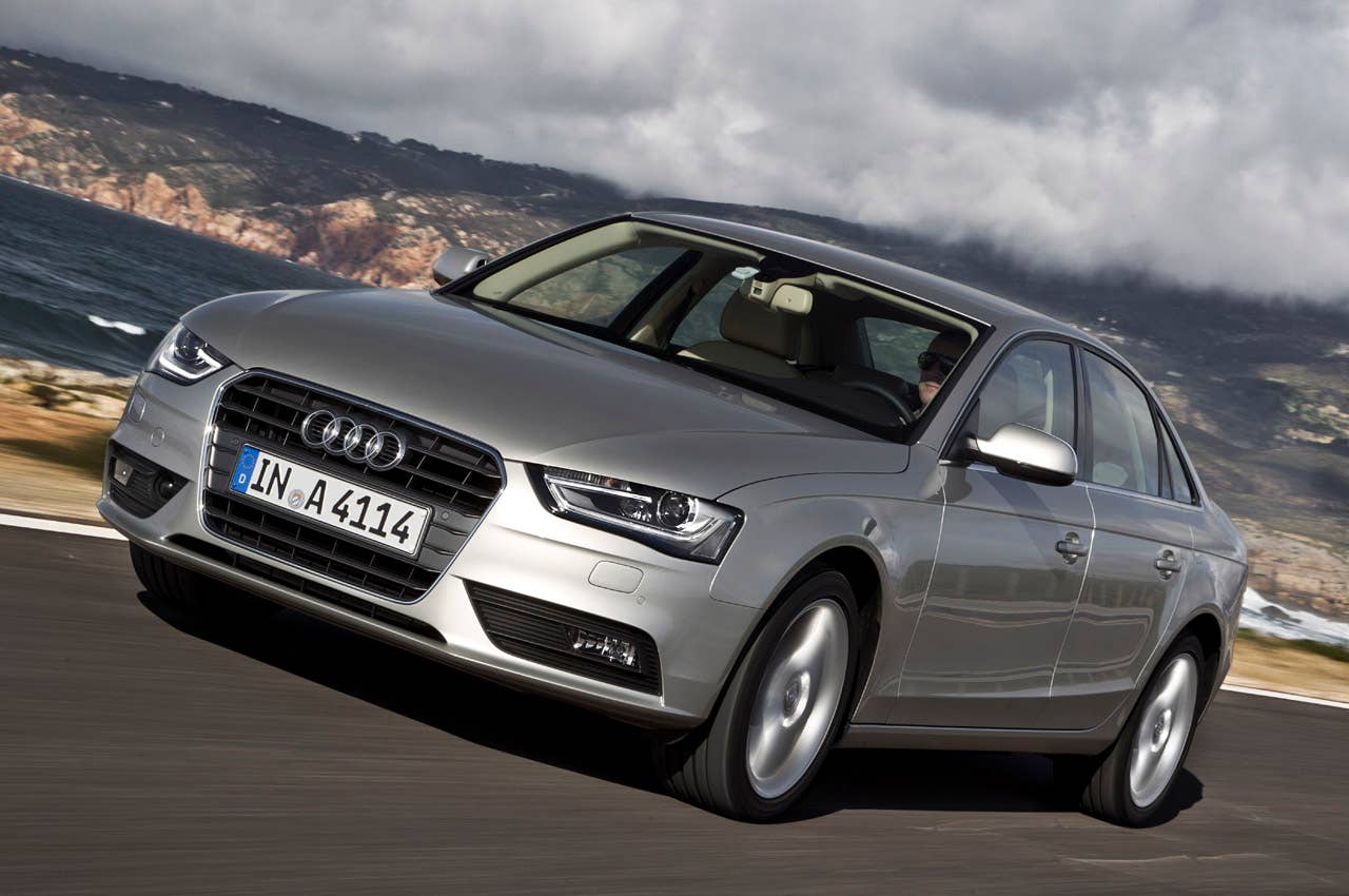 2013 Audi A4 driving