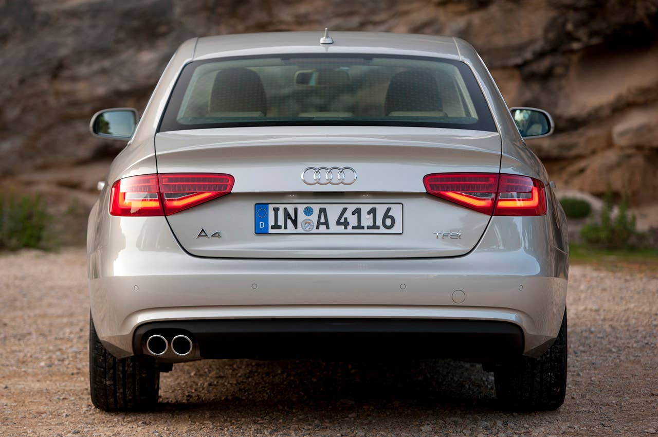 2013 Audi A4 rear view