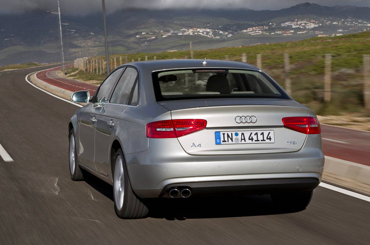 2013 Audi A4 driving