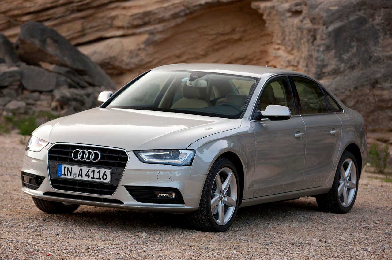 2013 Audi A4 front 3/4 view