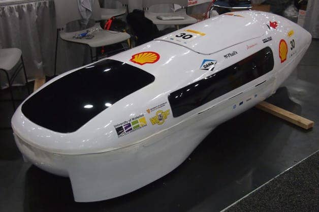 2014 Shell Eco-Marathon University of Waterloo team