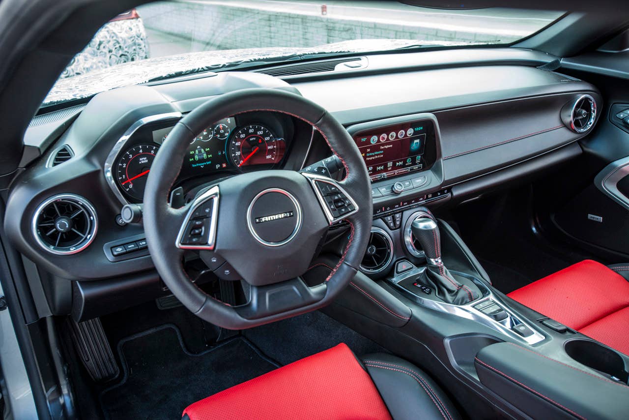 2016 chevy camaro interior
