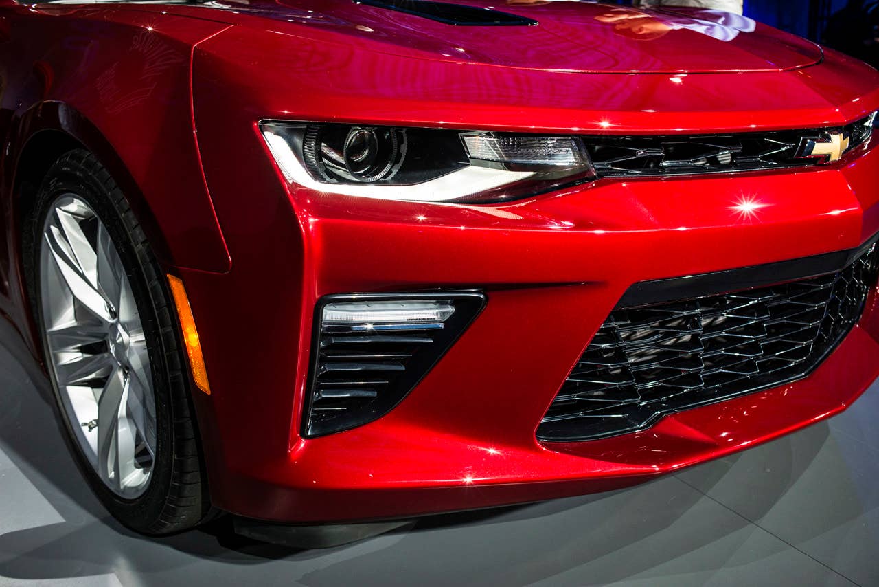 2016 chevy camaro red headlights vents