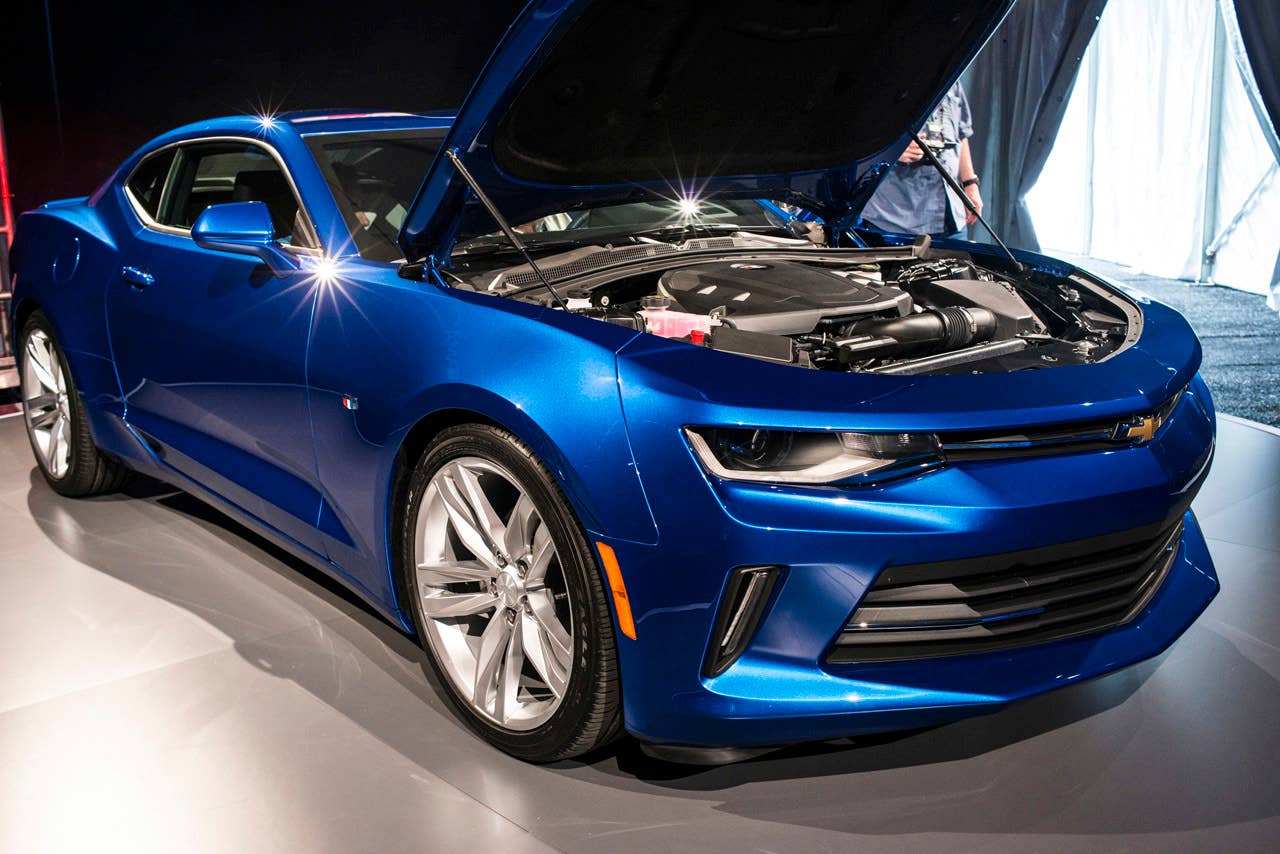 2016 chevy camaro blue shine