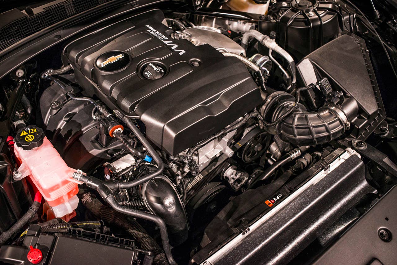 2016 chevy camaro engine diagonal