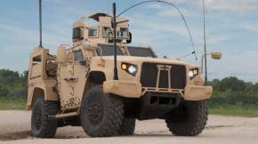 Oshkosh military vehicle
