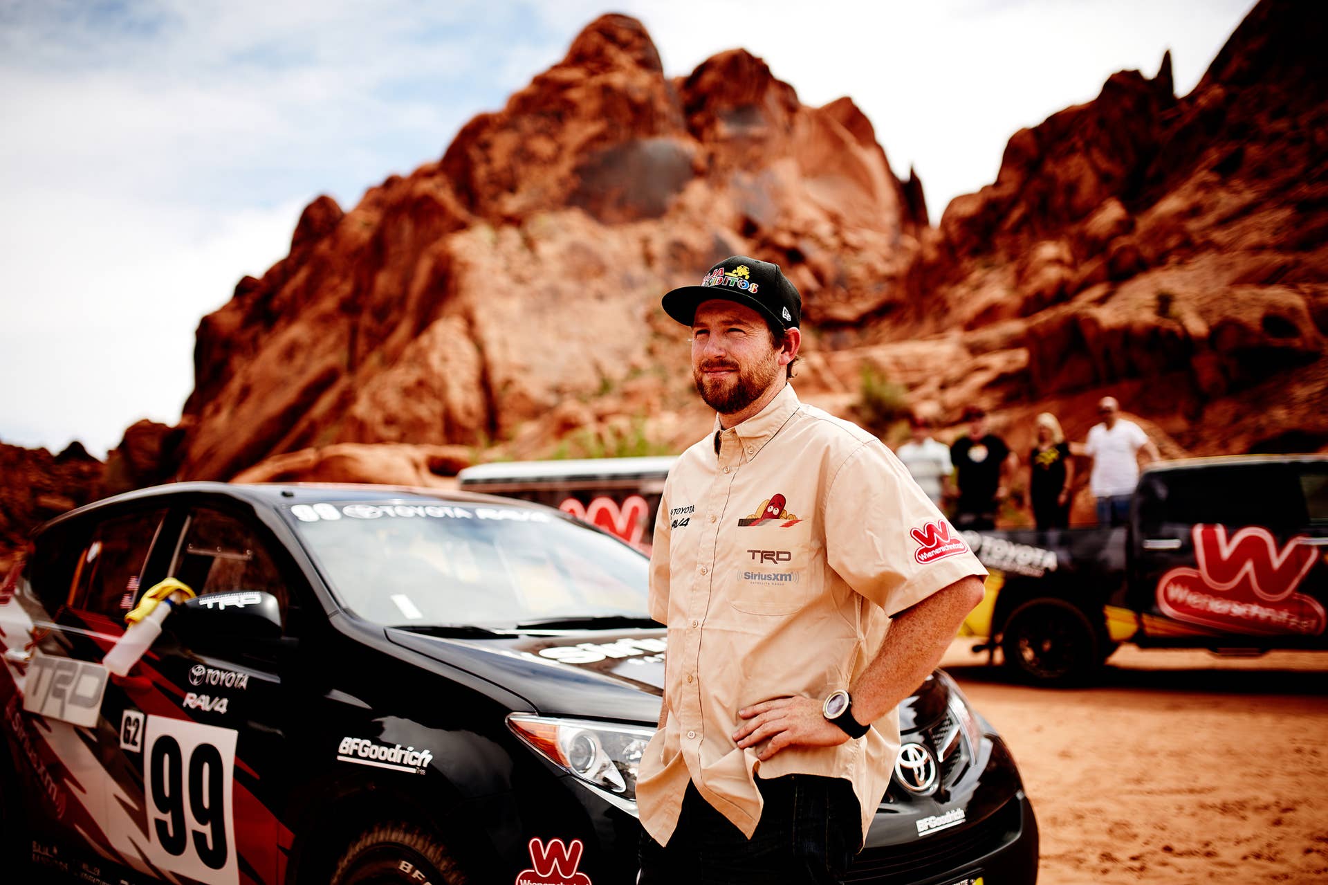 Ryan Millen with Toyota RAV4 for Rally America