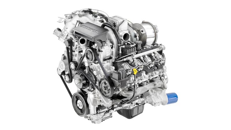 The all-new 2017 Duramax 6.6L turbo diesel features more torque and horsepower and increased strength cylinder block, heads, crankshaft, connecting rods and pistons. The Duramax features a state-of-the-art oil separator and cold-start system among other features.