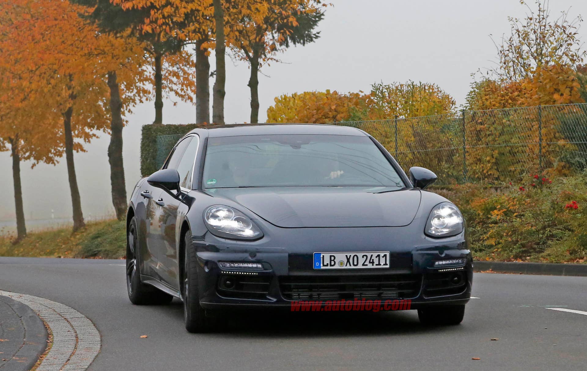 2017 Porsche Panamera prototype front