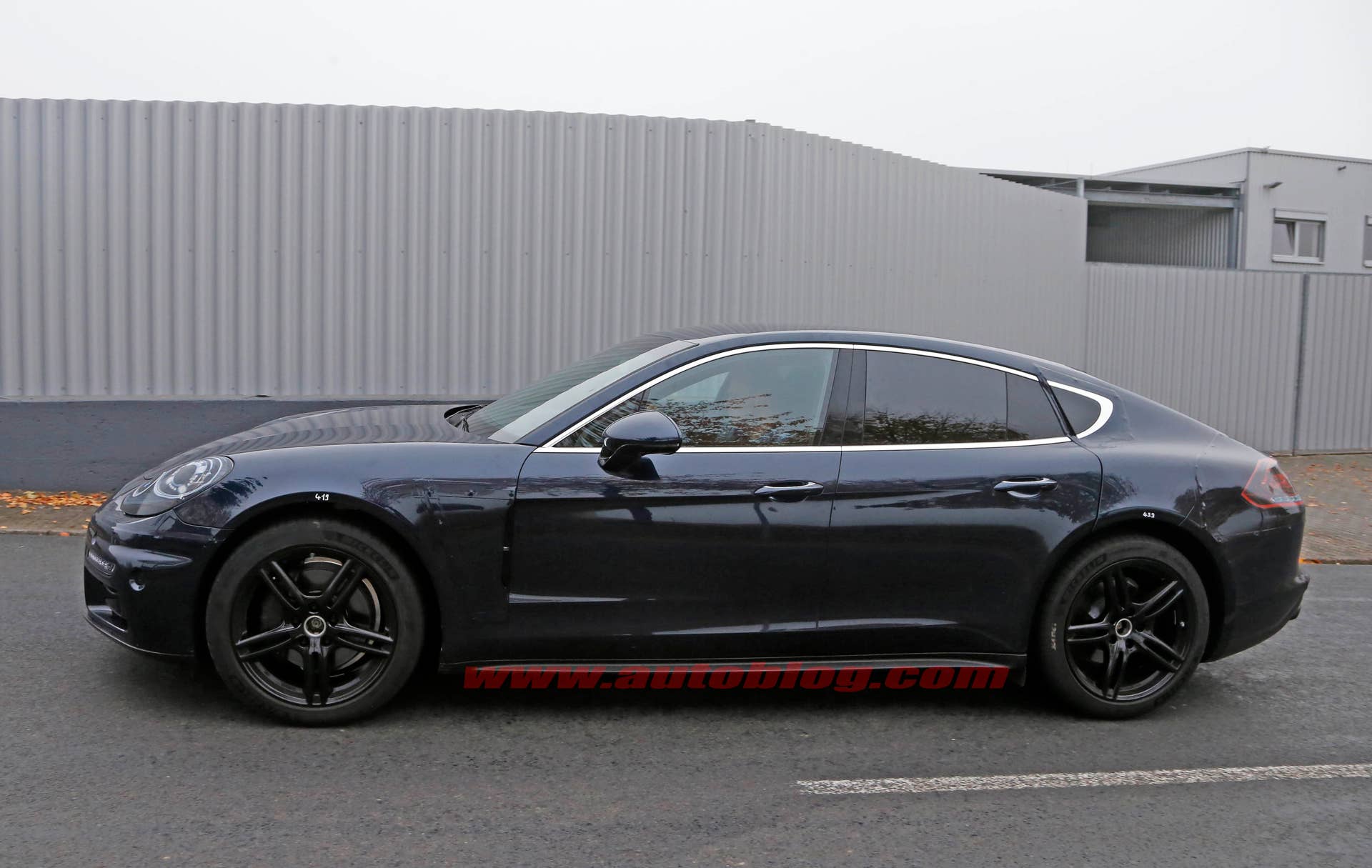 2017 Porsche Panamera prototype profile