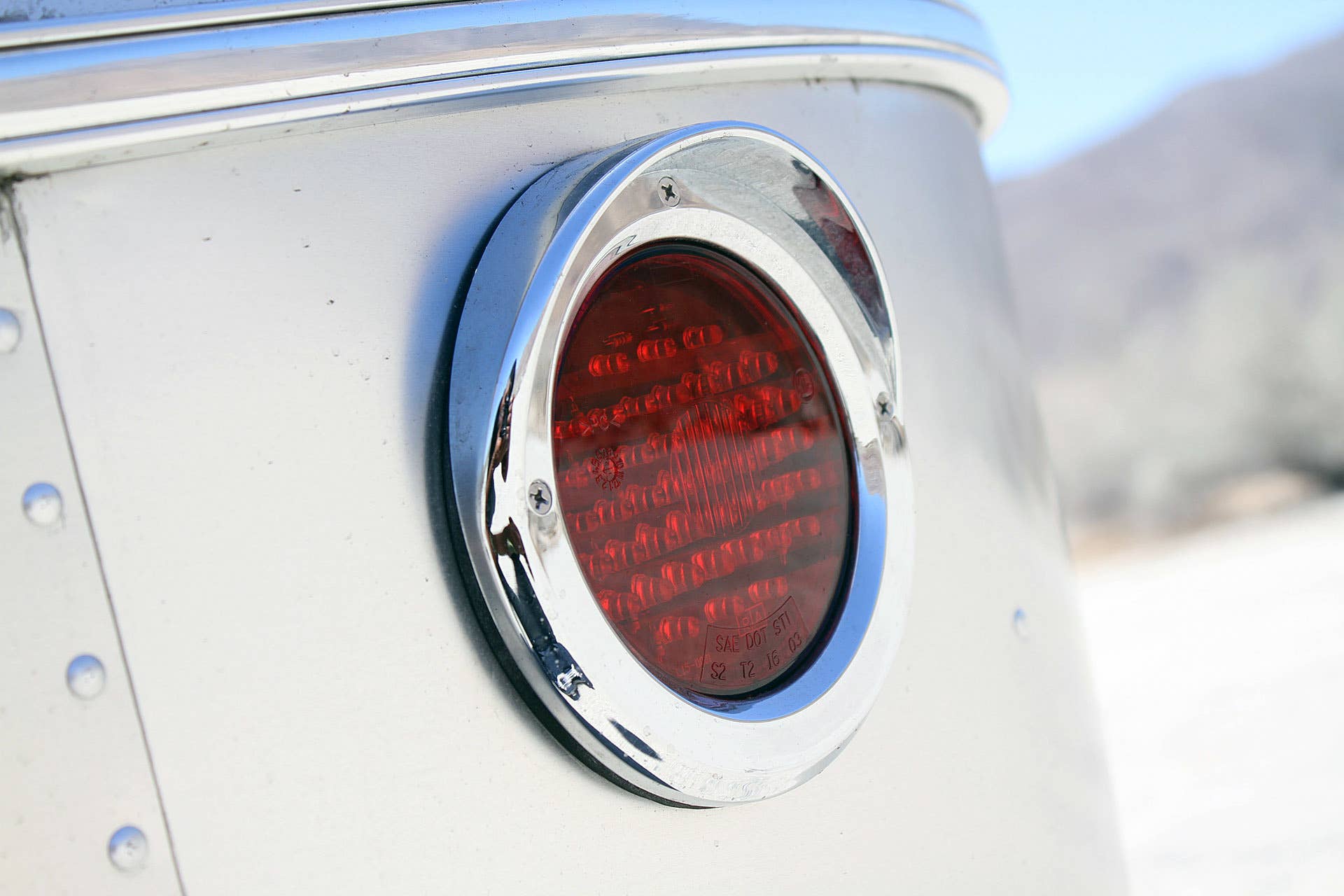 Airstream Bambi Sport  22 taillight