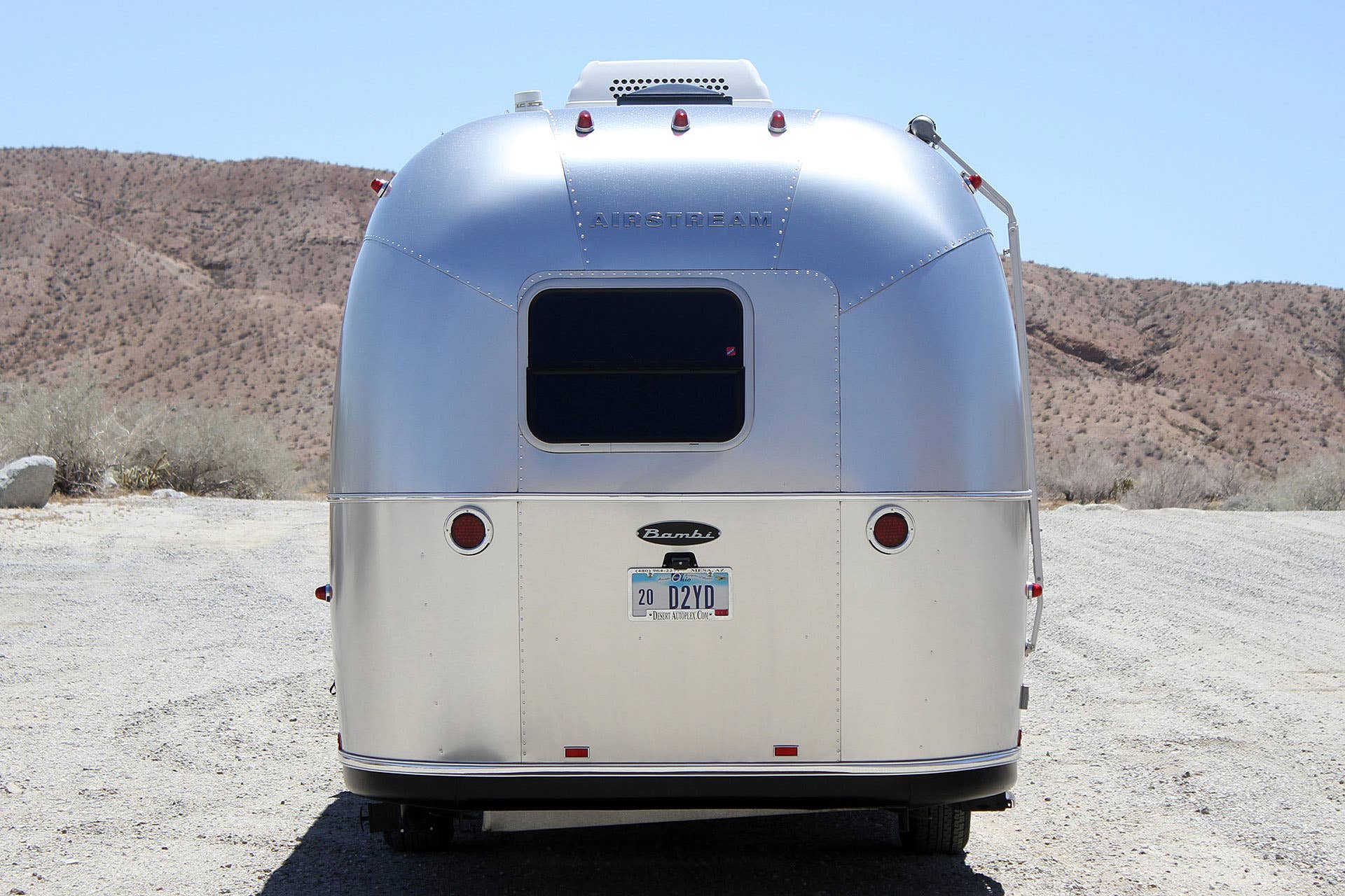 Airstream Bambi Sport 22 rear view