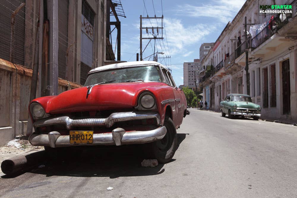 carros de cuba street scene