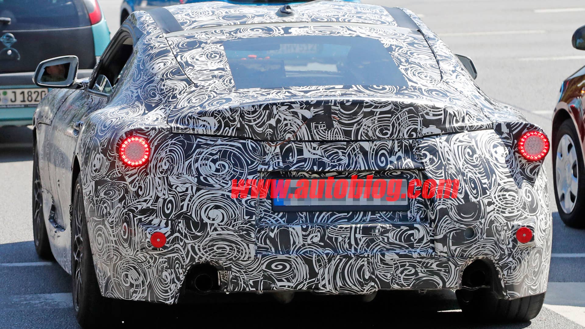 toyota ft-1 supra spy rear