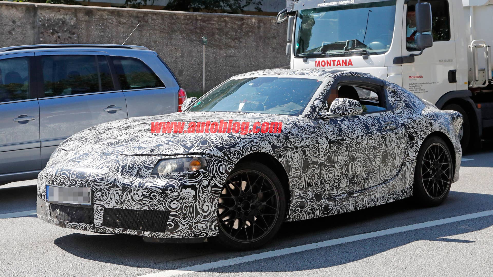 toyota supra spy photo front