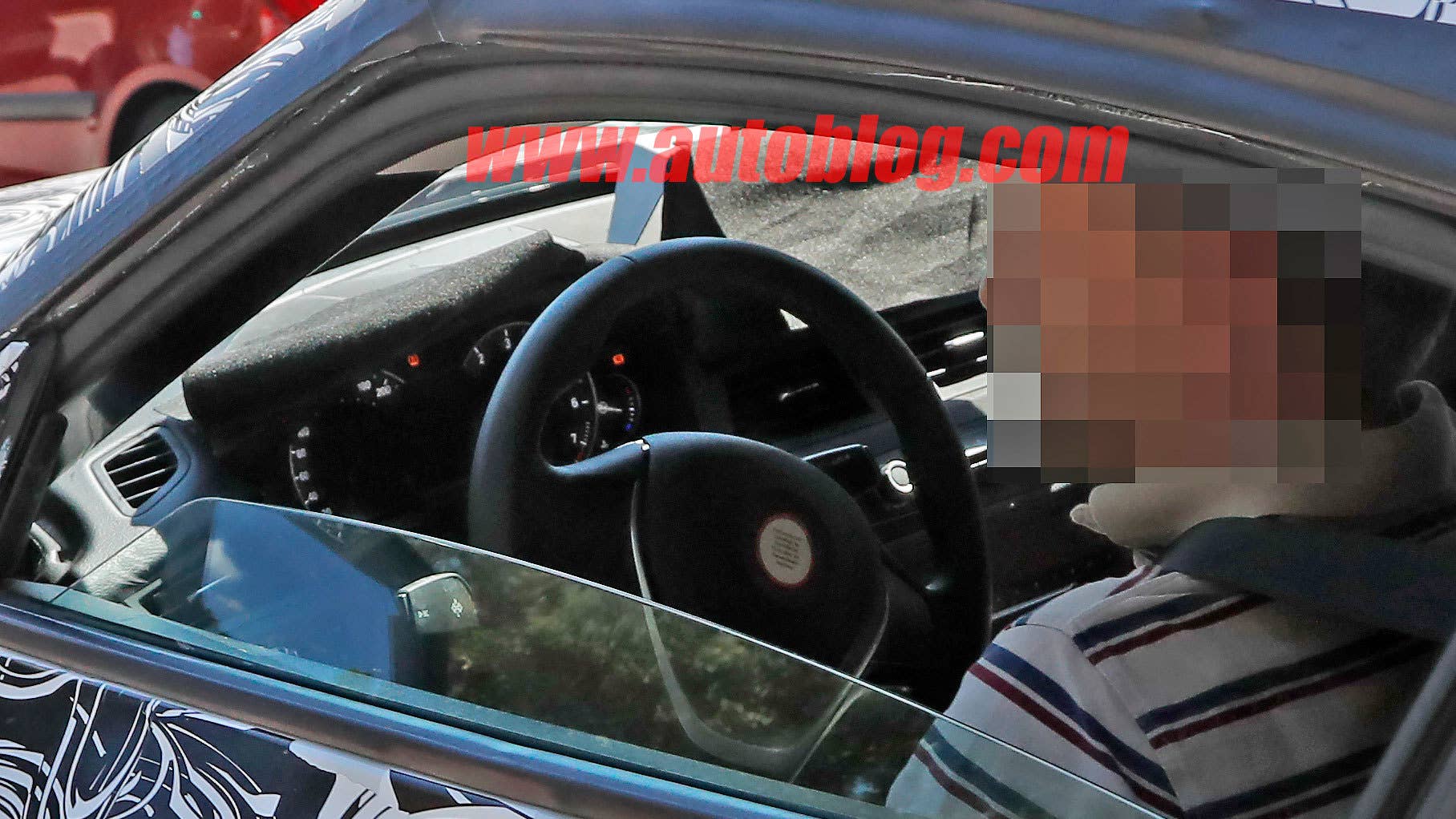 toyota supra spy photo interior steering wheel