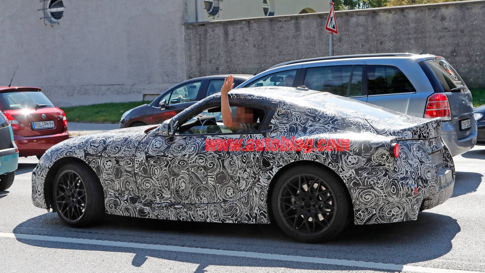 toyota supra spy picture side ft-1