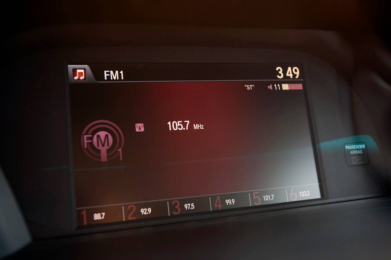 2013 Honda Accord Sport audio system display