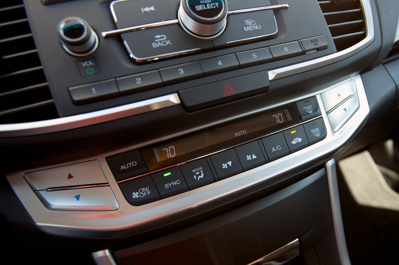 2013 Honda Accord Sport climate controls