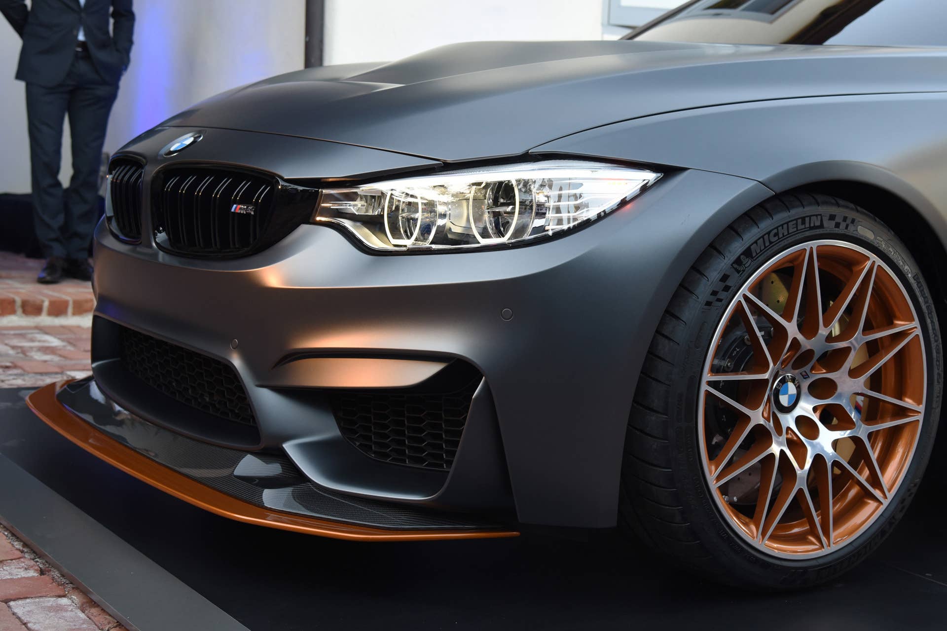 headlights m4 gts wheels orange anodized wheels