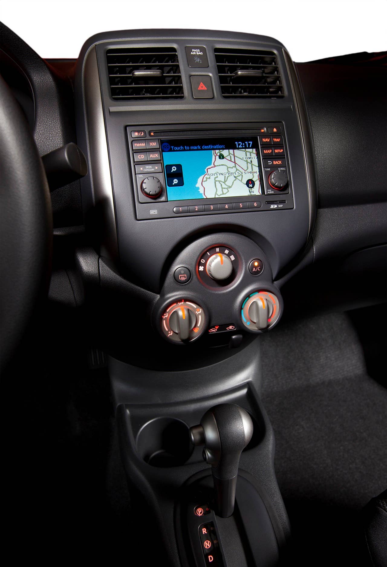 2012 Nissan Versa interior