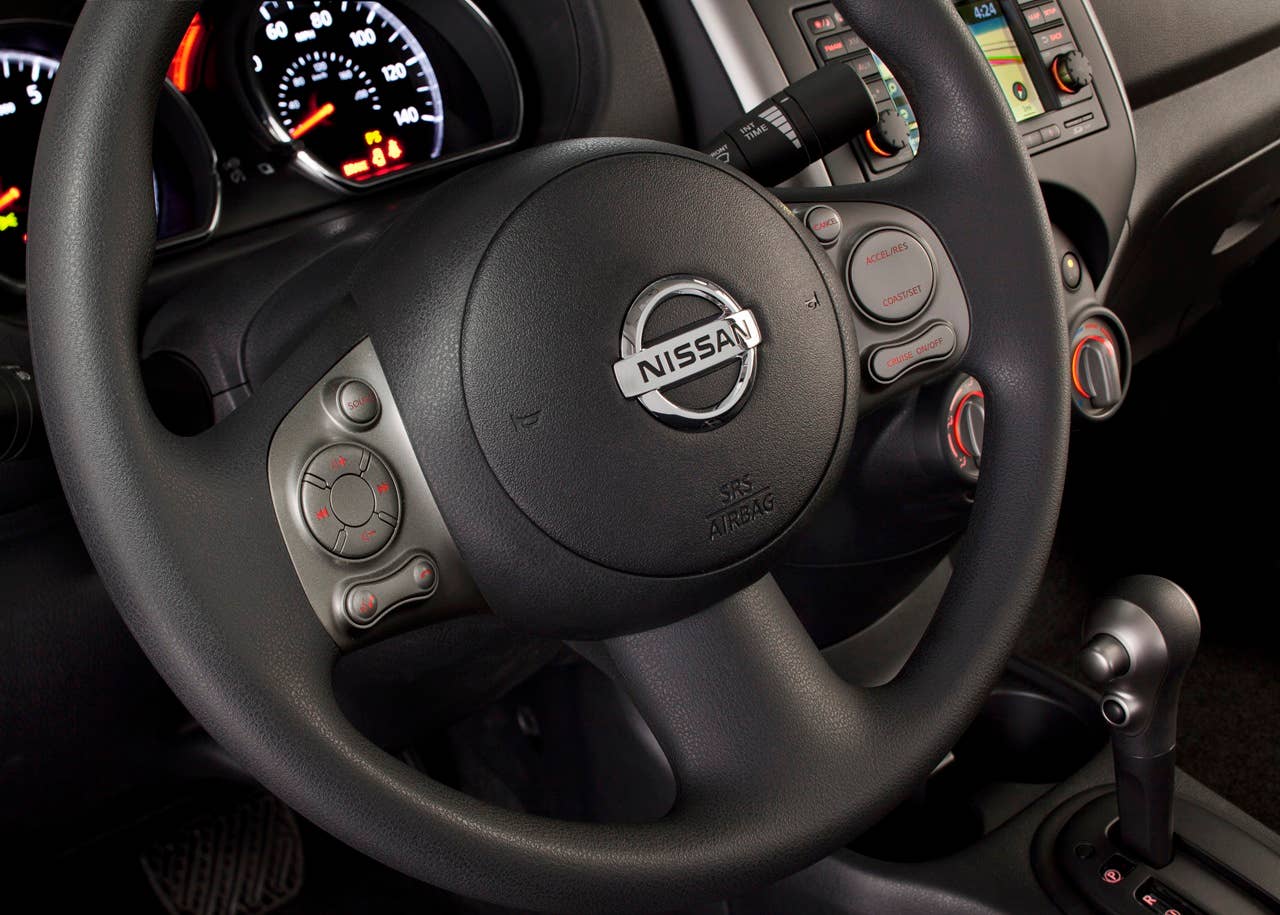 2012 Nissan Versa interior
