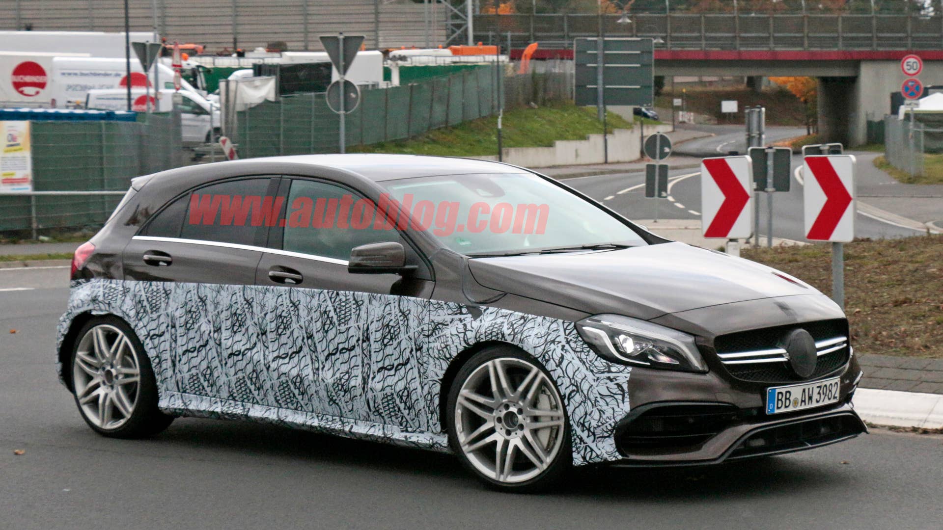 Mercedes-AMG A45 Black Series Spy Shots Side Exterior